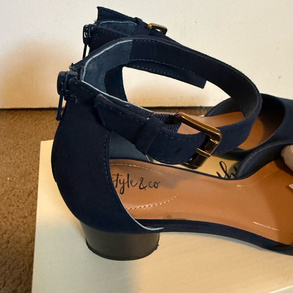 Style & Co Alinaa Block Heel Dress Pumps Size 8.5 - Picture 9 of 14